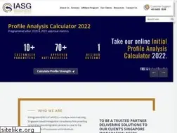 Sites similar to iasg.com.sg