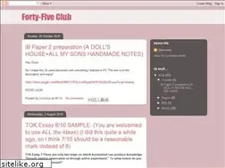 Sites similar to ib45club.blogspot.com