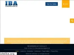 Sites similar to ibaconstruction.com
