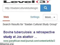 Sites similar to ibadanculturalstudiesgroup.org