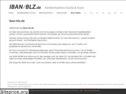 Sites similar to iban-blz.de