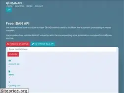Sites similar to ibanapi.com