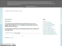 Sites similar to ibchemistry-review.blogspot.com
