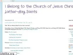Sites similar to ibelonglds.blogspot.com