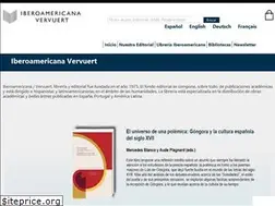 Sites similar to iberoamericana-vervuert.es