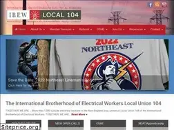 Sites similar to ibew104.org