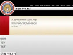 Sites similar to ibew502.org