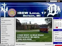Sites similar to ibewlocal17.org
