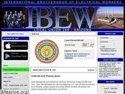 Sites similar to ibewlocal266.org