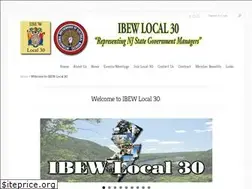 Sites similar to ibewlocal30.org