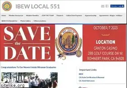 Sites similar to ibewlocal551.org