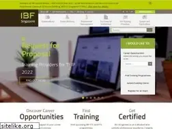 Sites similar to ibf.org.sg