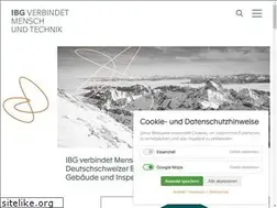 Sites similar to ibg.ch