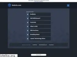 Sites similar to ibidinfo.com
