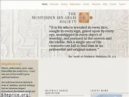 Sites similar to ibnarabisociety.org