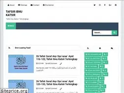 Sites similar to ibnukatsir-tafsir.blogspot.com
