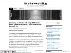 Sites similar to ibrahimnore.wordpress.com