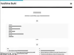Sites similar to ibu-hoshina.science