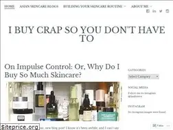 Sites similar to ibuycrapsoyoudonthaveto.com