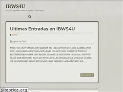 Sites similar to ibws4u.com