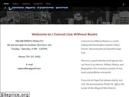 Sites similar to icannotlivewithoutbooks.net