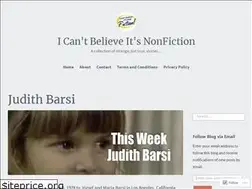 Sites similar to icantbelieveitsnonfiction.com