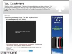 Sites similar to icantseeyou.typepad.com