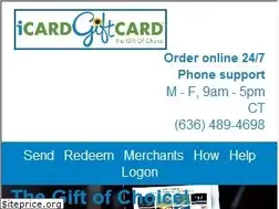 Sites similar to icardgiftcard.com