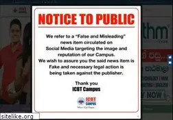 Sites similar to icbt.lk