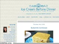 Sites similar to icecreambeforedinner.com
