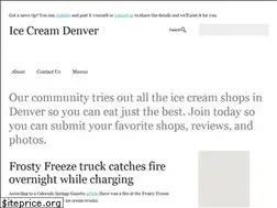 Sites similar to icecreamdenver.com