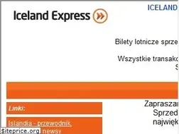 Sites similar to icelandexpress.pl