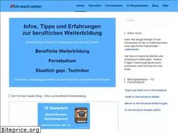 Sites similar to ich-mach-weiter.de