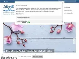 Sites similar to ich-will-meditieren.de