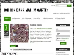Sites similar to ichbindannmalimgarten.de