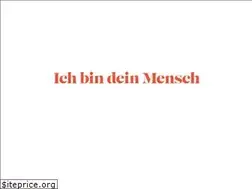 Sites similar to ichbindeinmensch.de
