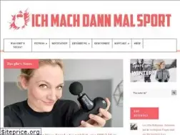 Sites similar to ichmachdannmalsport.de