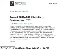 Sites similar to icicimov.github.io