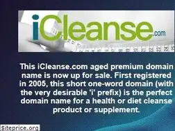 Sites similar to icleanse.com