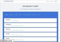 Sites similar to icobountyhunt.com