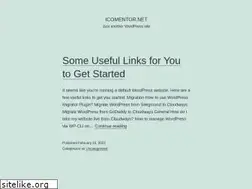 Sites similar to icomentor.net