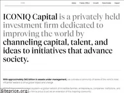 Sites similar to iconiqcapital.com