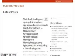 Sites similar to icookedyouclean.com