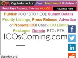 Sites similar to icoscoming.com