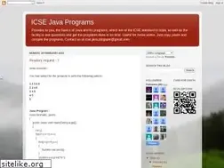Sites similar to icse-java.blogspot.com