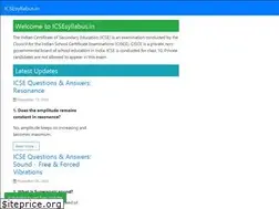 Sites similar to icsesyllabus.in