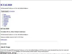 Sites similar to ictai2020.org