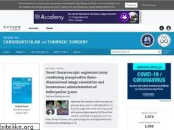 Sites similar to icvts.oxfordjournals.org