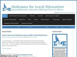 Sites similar to idahoansforlocaleducation.com