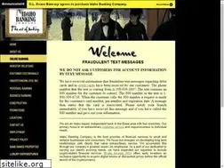 Sites similar to idahobankingco.com